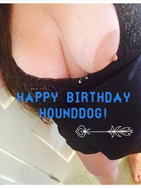 A few days late but HAPPY BIRTHDAY HoundDog! I'm so happy for your friendsh...