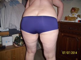 Wife's ass in panties