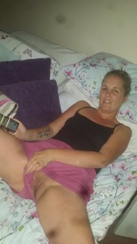 Wife chilling. Please comment