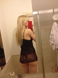 Sexy wife taking selfies. She tells me she wants a 3-way. What shall I do?