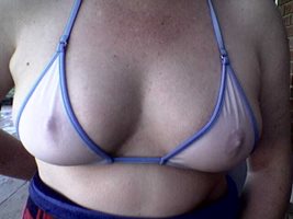 wife in sheer bikini, tell me your thoughts