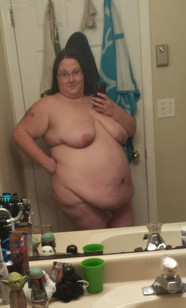 About to have a shower, but first...