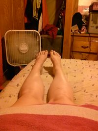 For the legs guys!  Freshly shaved legs very smooth!
