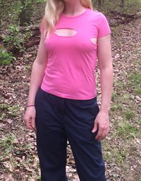Afternoon hike in my homemade shirt, how's it look guys?