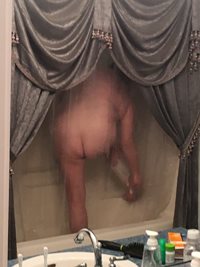 Wife in the shower.