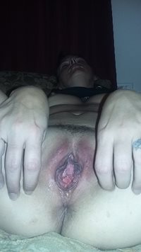 After being fucked hard and deep by many !