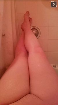 Legs in the bath