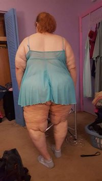 Sexy bbw friend in lingerie