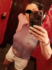 I love this top. What do you think of it? Too sheer?