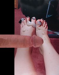 Pumping my Creamy Cum all over krailee's Cute Feet! :OXXXXXXXXX