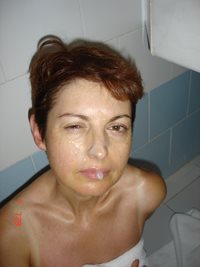 Paola after receiving a facial