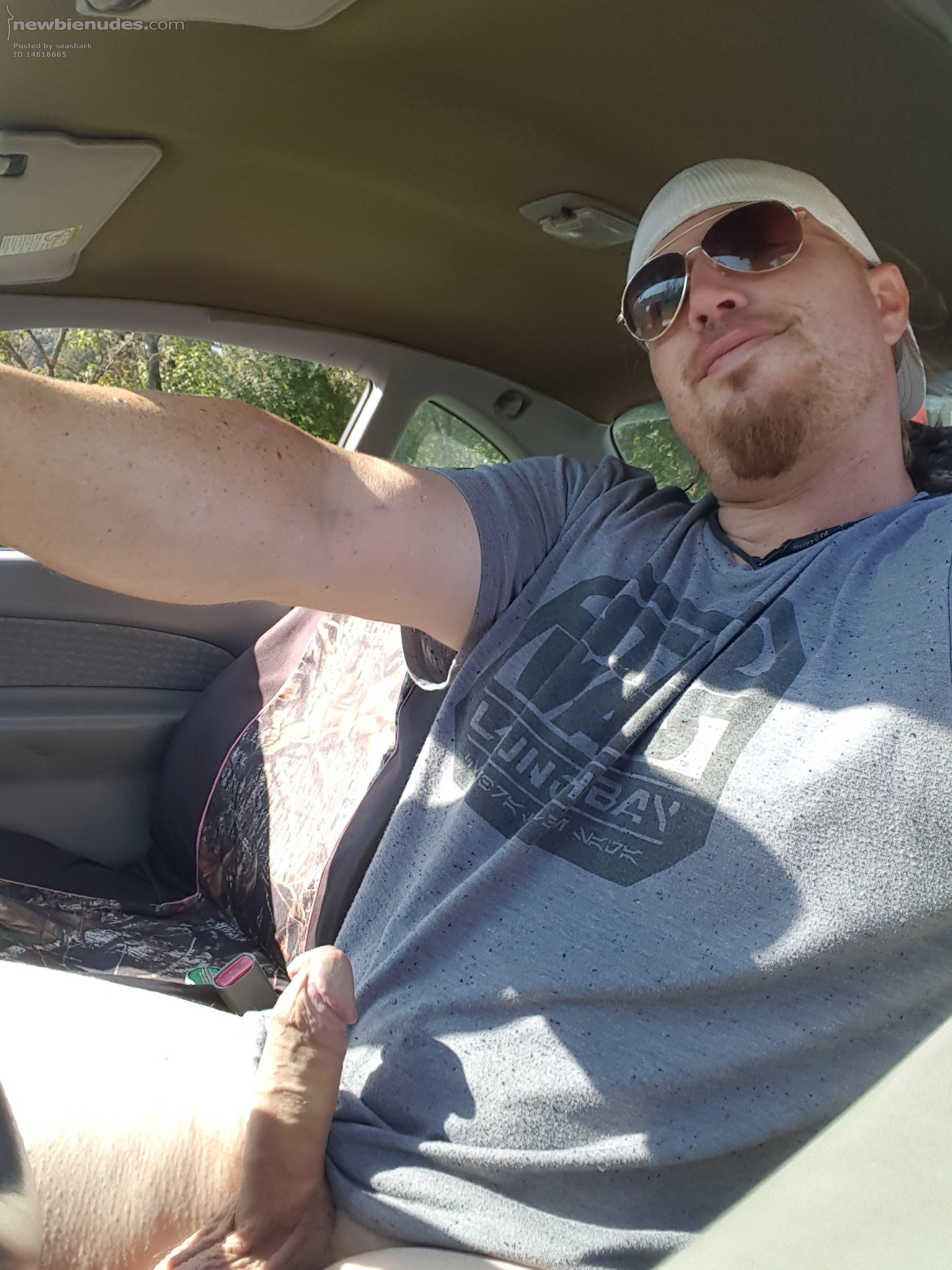 Cruixin with my cock out