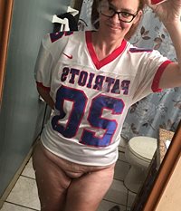 slutwife getting ready for the game tomorrow