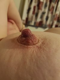 fist time nipple play, hope you like the after affect?