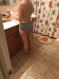 Love that sexy panty'd ass...
