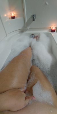 Enjoying my warm bath tonight ;)