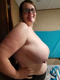 Bbw huge tit wife