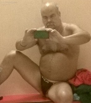 Me in a ladies thong