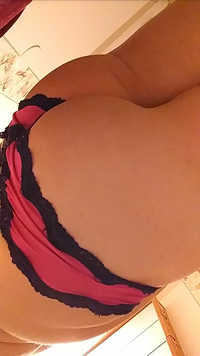 Hubby wanted more pictures of my ass in panties