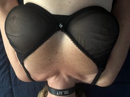 My new sheer black bra..