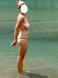 boobs at the beach
