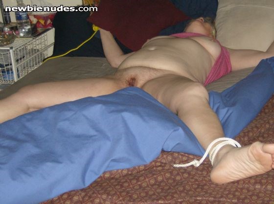 a repost. Of me tied open