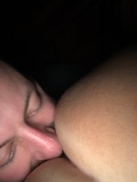 eating her ass this morning