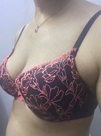 Like her new bra? Want it taken off?