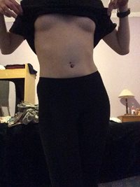 small boobs but look at tights