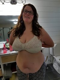 Bbw wife in bras and panties