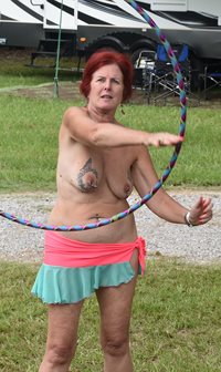 Who’d like a hula hoop lesson??? I’m available!!!