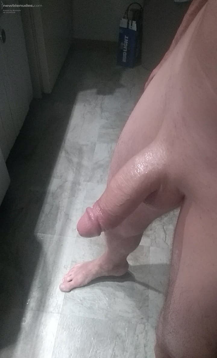 Lubed up ready for some pussy