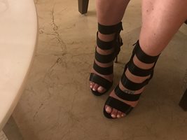 What do you think of my feet in these heels