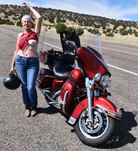 I loved riding in West Texas with all its lovely scenery!!! I also liked to...