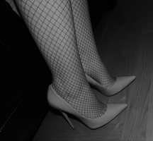 fishnet & high heels