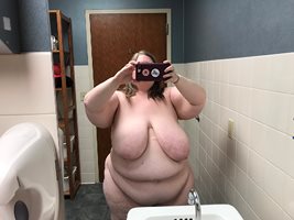 Fat pig showing off .- let her know what you think.
