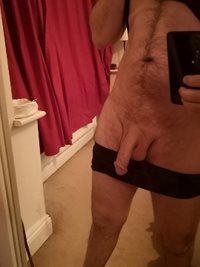 Make this soft cock it's full hard length... I dare you!