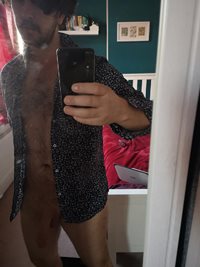 Dirty mirror / big cock