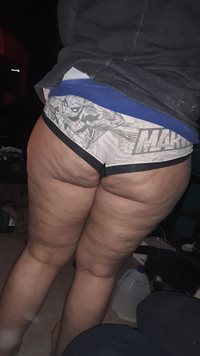My wife big fat wide beautiful cellulite butt