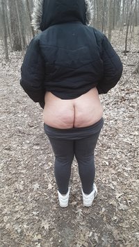 Little nature walk today asked see her butt...love it so fatt