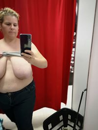 council estate wife getting her tits out in matalan