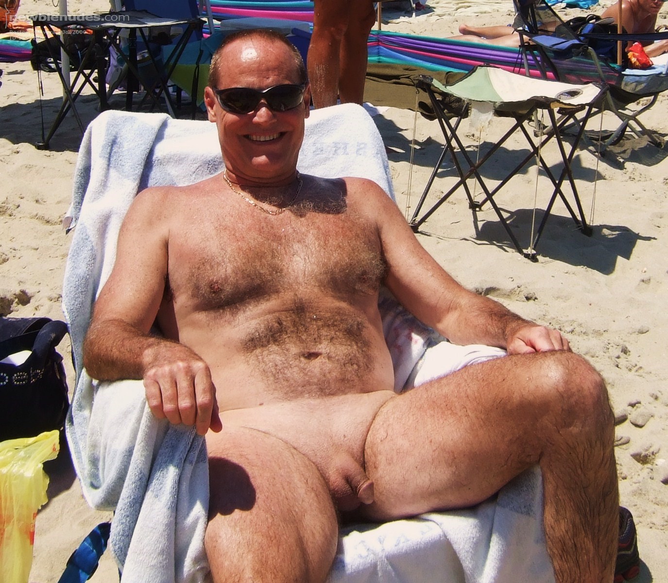 On my Birthday in my Birthday Suit chilling at Gunnison Beach