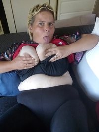 council estate wife,sucking my own tits