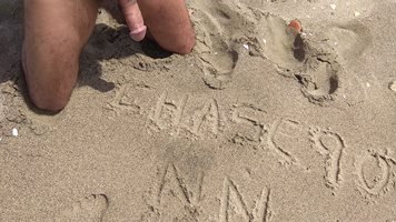 A photo of my dick on the beach to verifying me.