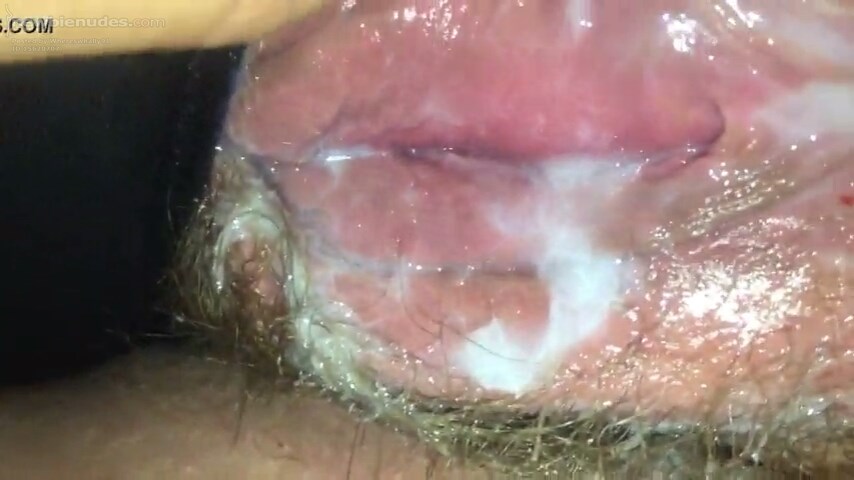 Ellys tight little pussy squeezing my load out while she's sleeps