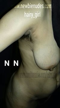 My natural hairy armpit on dusky skin and loose shaggy boob with thick nipp...