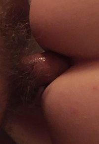 My cock in wife's tight arse hole
