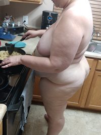 Wife cooking