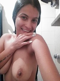 Caught in the Shower!...