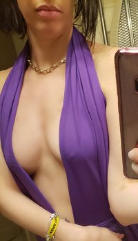 Showing off my tits. Perfect for covering with cum